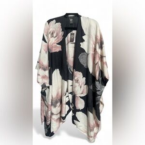 NEW - Vince Camuto Floral Kimono Cardigan